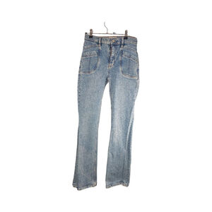 Sz 28, WE THE FREE jeans, straight leg slight flare, pre-loved
